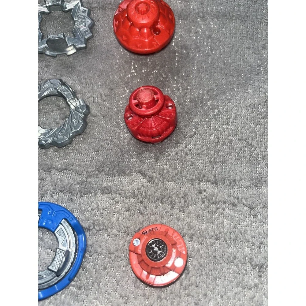 Beyblade Burst Lot Tomy Hasbro 3 Beys Hyperion Queztiko Balkesh w/ Launcher